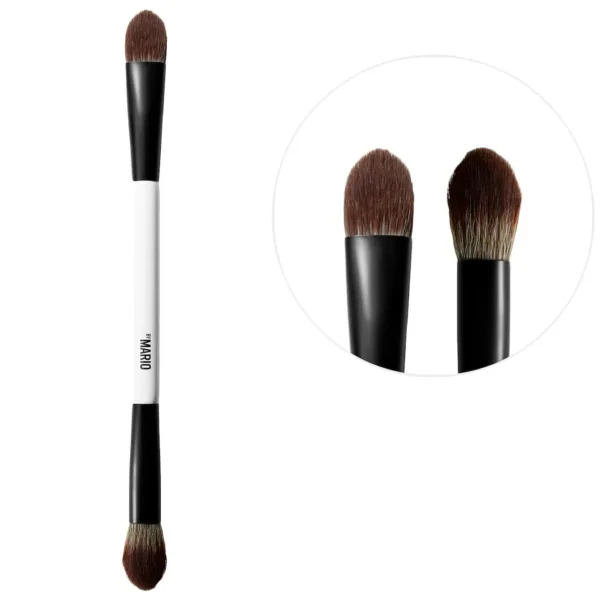 MAKEUP BY MARIO EF1 Dual-Ended Cream & Powder Brush *Pre-Order*