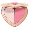 Charlotte Tilbury Pillow Talk Beauty Soulmates Airbrush Flawless Finish Brightening and Blush Powder Palette