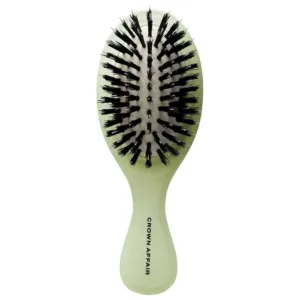 Crown Affair The Mini Dual-Bristle Boar Hair Brush No. 001 for All Hair Textures *Pre-Order*