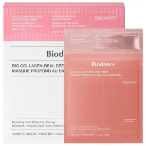 Biodance Biodance Bio Collagen Real Deep Spicule 2 Step Mask - 4 Pack for Glow & Pore Care *Pre-Order*