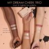 NATASHA DENONA My Dream Cheek Trio – Cream Blush, Glow Cream Base and Glow Powder Highlighter *Pre-Order*