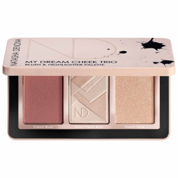 NATASHA DENONA My Dream Cheek Trio - Cream Blush, Glow Cream Base and Glow Powder Highlighter *Pre-Order*